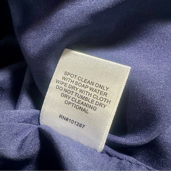 NWT Alexia Admor ‘Olya’ Striped Tie Waist Blazer in “Navy Blue” Pinstripe Sz 14 - Picture 9 of 16